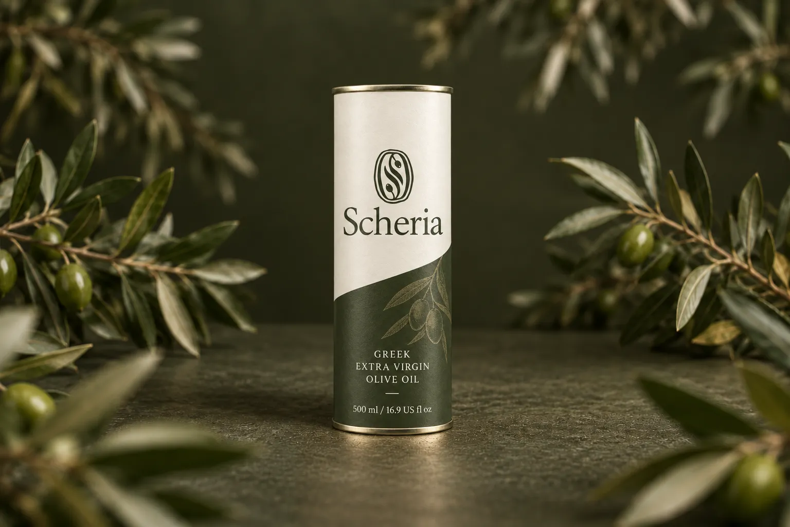 Scheria 500 ml extra virgin olive oil tin